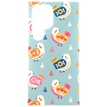 Cute Bird Pattern Samsung Galaxy S24 Ultra 6.9 Inch Black TPU UV Case