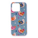 Cute Bird Pattern iPhone 16 Plus TPU UV Print Case