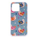 Cute Bird Pattern iPhone 16 Pro Max TPU UV Print Case