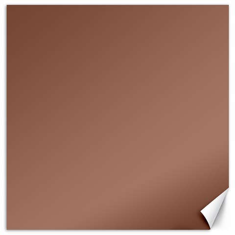 Mocha Mousse Hex Code #a47864 Canvas 12  x 12  from ArtsNow.com 11.4 x11.56  Canvas - 1