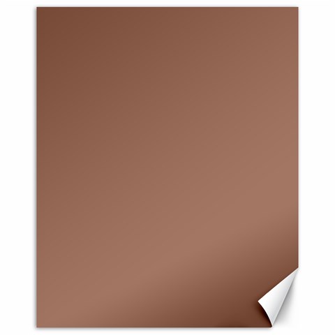 Mocha Mousse Hex Code #a47864 Canvas 16  x 20  from ArtsNow.com 15.75 x19.29  Canvas - 1