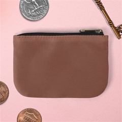 Mocha Mousse Hex Code #a47864 Mini Coin Purse from ArtsNow.com Back