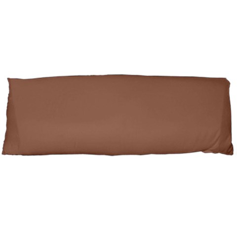 Mocha Mousse Hex Code #a47864 One Side Body Pillow Cases from ArtsNow.com Body Pillow Case