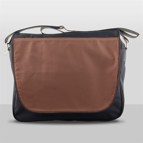 Mocha Mousse Hex Code #a47864 Messenger Bag from ArtsNow.com Front