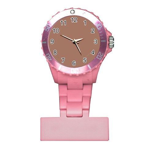 Mocha Mousse Hex Code #a47864 Plastic Nurses Watch from ArtsNow.com Front