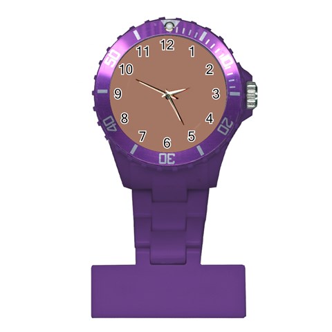 Mocha Mousse Hex Code #a47864 Plastic Nurses Watch from ArtsNow.com Front