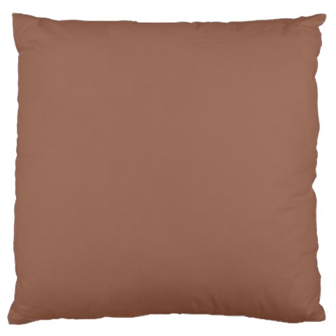 Mocha Mousse Hex Code #a47864 Standard Premium Plush Fleece Cushion Case (Two Sides) from ArtsNow.com Front