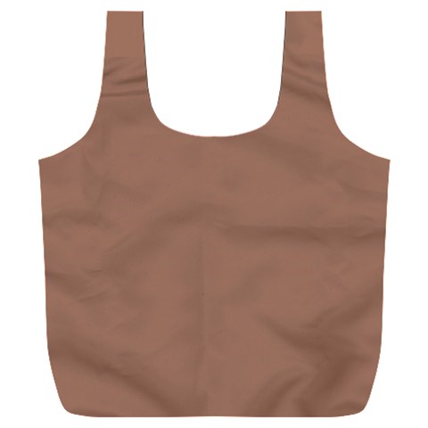 Mocha Mousse Hex Code #a47864 Full Print Recycle Bag (XXL) from ArtsNow.com Front