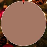 Mocha Mousse Hex Code #a47864 UV Print Acrylic Ornament Round