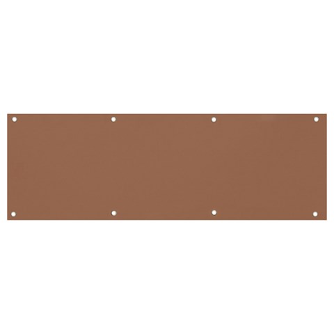 Mocha Mousse Hex Code #a47864 Banner and Sign 9  x 3  from ArtsNow.com Front