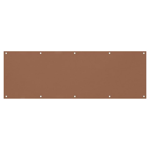 Mocha Mousse Hex Code #a47864 Banner and Sign 12  x 4  from ArtsNow.com Front