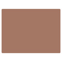 Mocha Mousse Hex Code #a47864 Two Sides Premium Plush Fleece Blanket (Baby Size) from ArtsNow.com 40 x30  Blanket Front