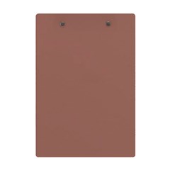 Mocha Mousse Hex Code #a47864 A5 Acrylic Clipboard from ArtsNow.com Back