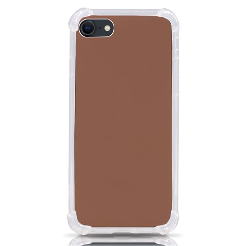 Mocha Mousse Hex Code #a47864 iPhone SE from ArtsNow.com Front