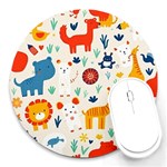 Pet Animal 03 Round Mousepad