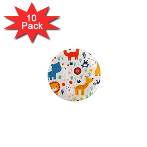 Pet Animal 03 1  Mini Magnet (10 pack)  from ArtsNow.com Front