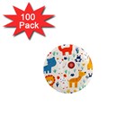 Pet Animal 03 1  Mini Magnets (100 pack) 