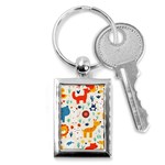 Pet Animal 03 Key Chain (Rectangle)