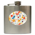 Pet Animal 03 Hip Flask (6 oz)