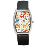 Pet Animal 03 Barrel Style Metal Watch