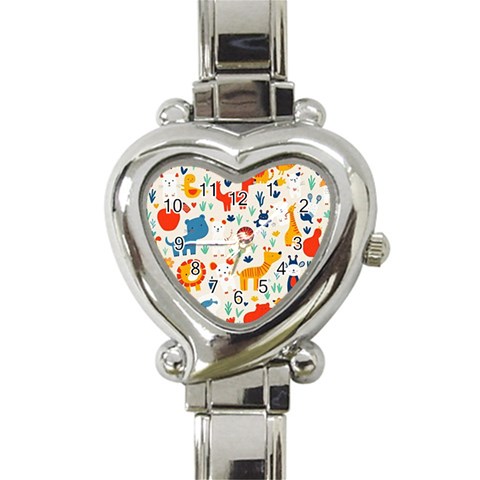 Pet Animal 03 Heart Italian Charm Watch from ArtsNow.com Front