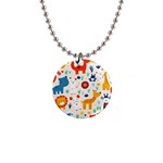 Pet Animal 03 1  Button Necklace