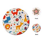 Pet Animal 03 Playing Cards Single Design (Round)