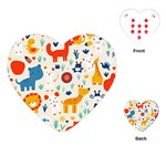 Pet Animal 03 Playing Cards Single Design (Heart)