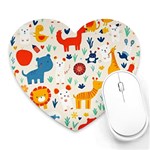 Pet Animal 03 Heart Mousepad