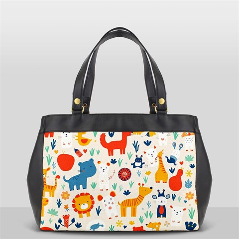 Pet Animal 03 Oversize Office Handbag (2 Sides) from ArtsNow.com Back