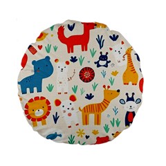 Pet Animal 03 Standard 15  Premium Round Cushions from ArtsNow.com Front