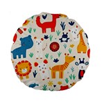 Pet Animal 03 Standard 15  Premium Round Cushions