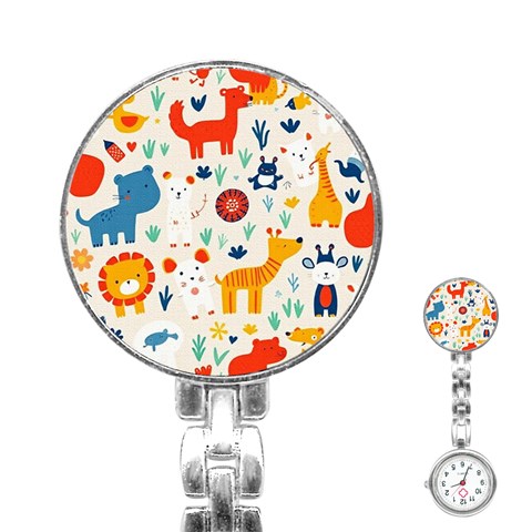 Pet Animal 03 Stainless Steel Nurses Watch from ArtsNow.com Front