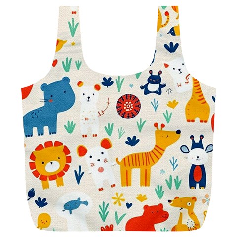 Pet Animal 03 Full Print Recycle Bag (XL) from ArtsNow.com Front