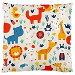 Pet Animal 03 Large Premium Plush Fleece Cushion Case (One Side)