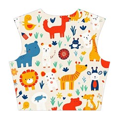 Pet Animal 03 Cotton Crop Top from ArtsNow.com Back