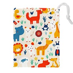 Pet Animal 03 Drawstring Pouch (4XL) from ArtsNow.com Front