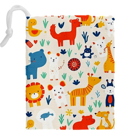 Pet Animal 03 Drawstring Pouch (5XL) from ArtsNow.com Back