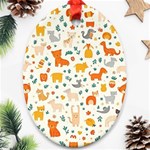 Pet Animal 04 Ornament (Oval)