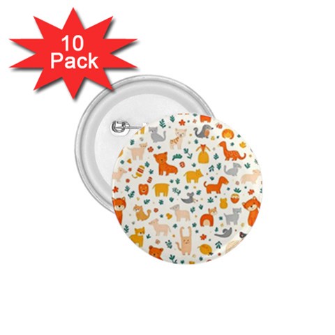 Pet Animal 04 1.75  Buttons (10 pack) from ArtsNow.com Front