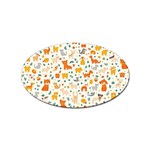 Pet Animal 04 Sticker Oval (10 pack)