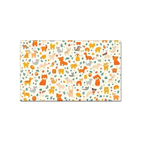 Pet Animal 04 Sticker Rectangular (10 pack) from ArtsNow.com Front