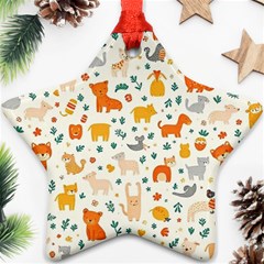 Pet Animal 04 Star Ornament (Two Sides) from ArtsNow.com Back