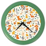 Pet Animal 04 Color Wall Clock