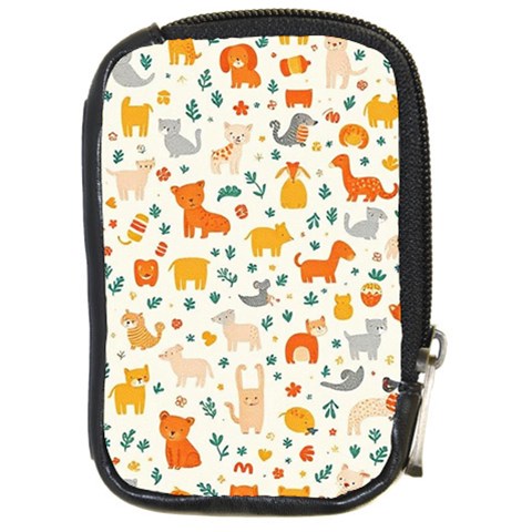 Pet Animal 04 Compact Camera Leather Case from ArtsNow.com Front