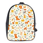 Pet Animal 04 School Bag (Large)