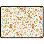 Pet Animal 04 Fleece Blanket (Large)