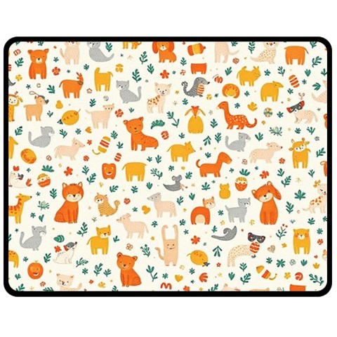 Pet Animal 04 Fleece Blanket (Medium) from ArtsNow.com 60 x50  Blanket Front