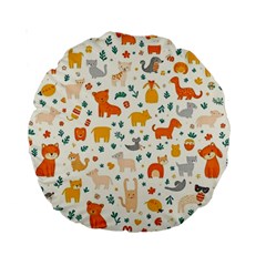 Pet Animal 04 Standard 15  Premium Round Cushions from ArtsNow.com Back