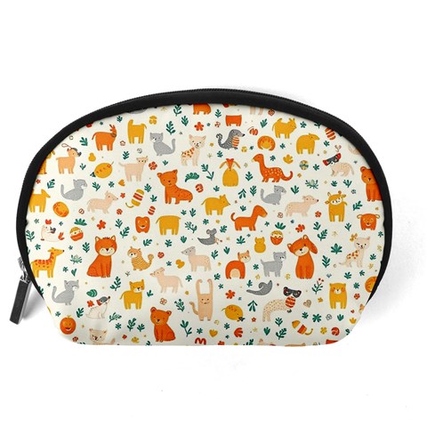 Pet Animal 04 Accessory Pouch (Large) from ArtsNow.com Back